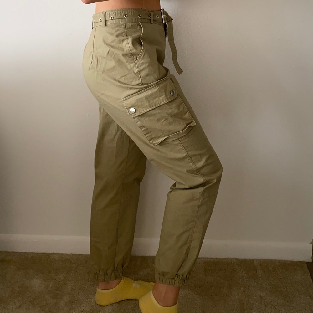 Khaki cargo pants